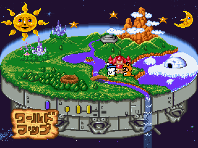 Hebereke's Popoitto screenshot 4 for Sega Saturn